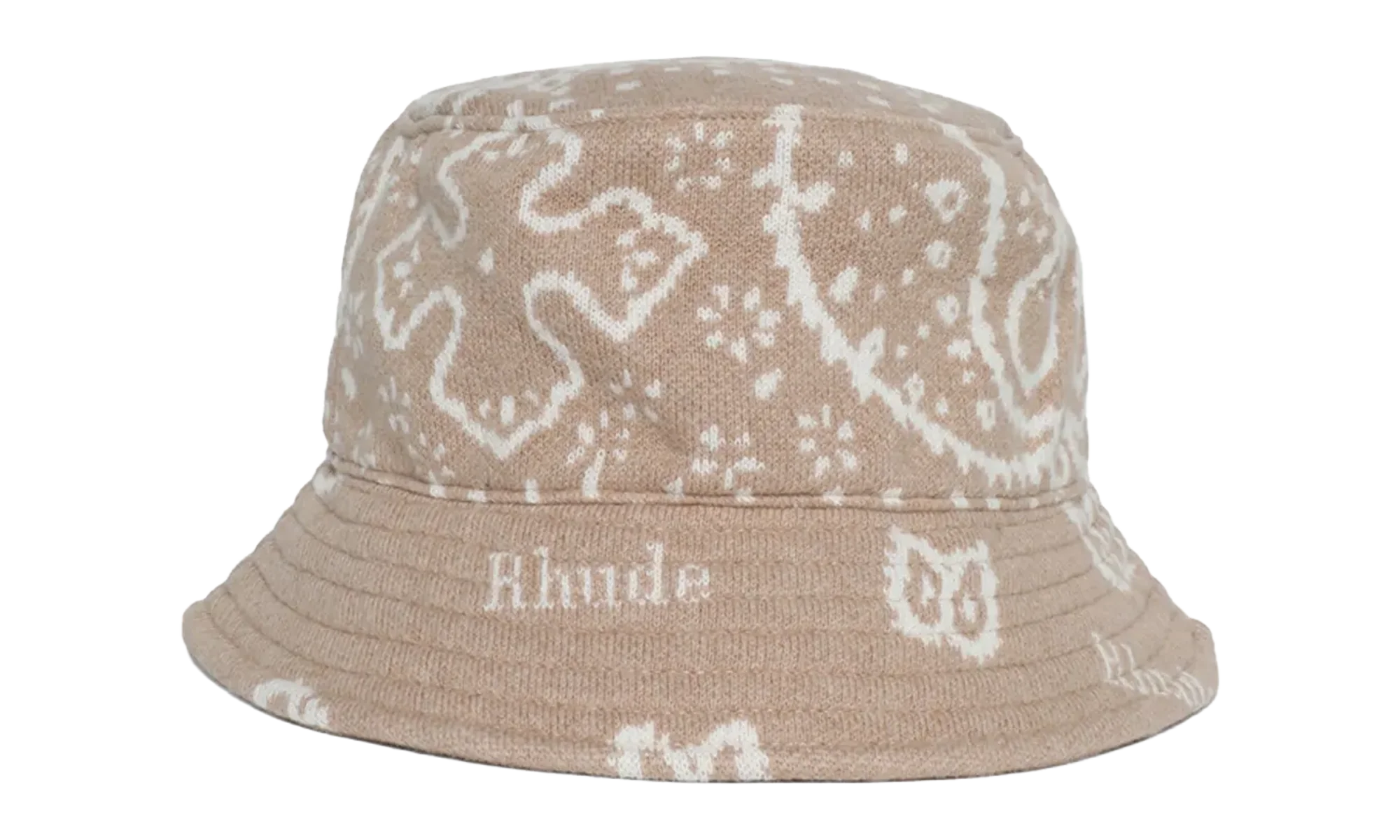 Intarsia Bucket Hat "Tan / Cream" RHPS24HA04973517 TCM