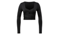 Cardi B Longsleeve Top WMNS "Black" H48419