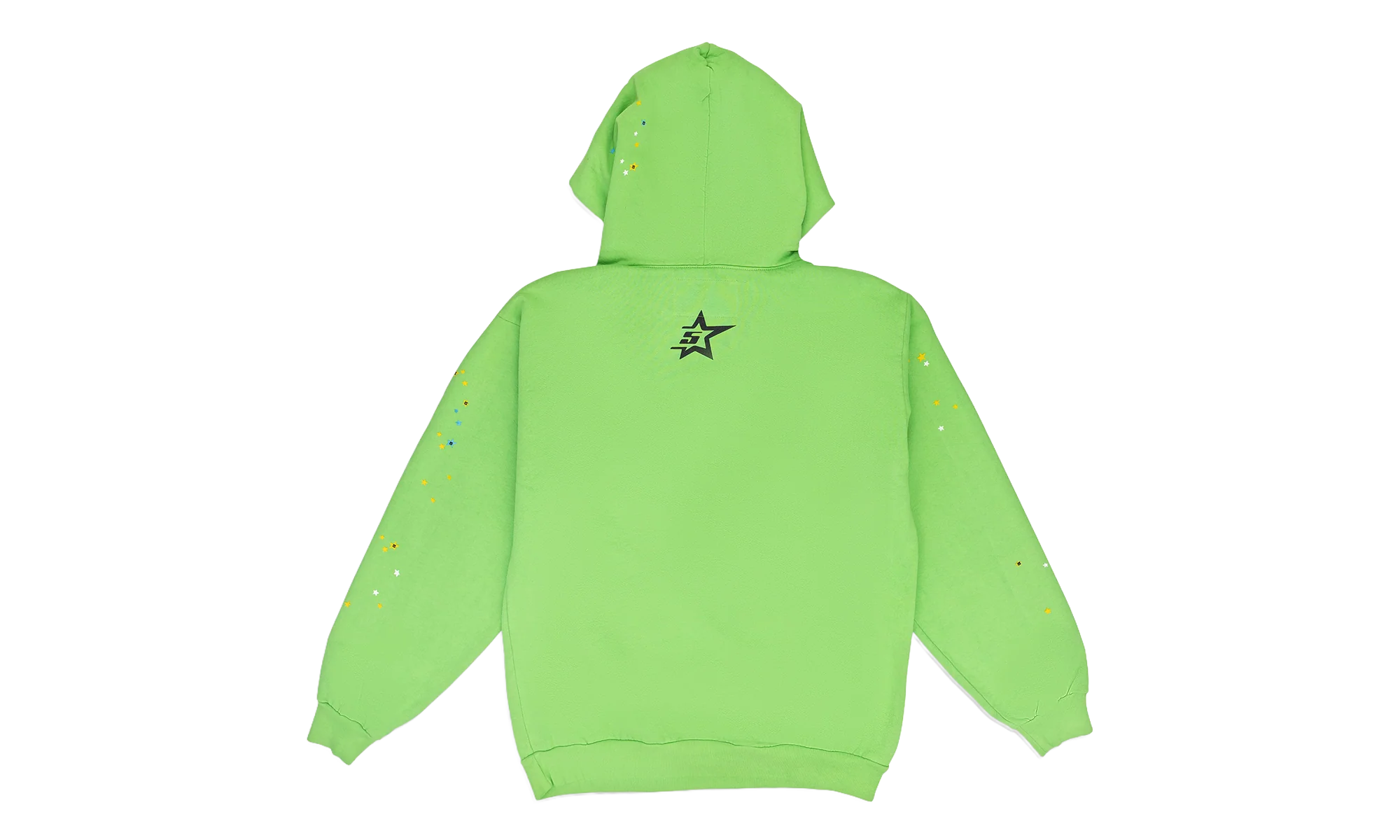 Rhinestone Punk V2 Hoodie "Slime Green" SP5der369