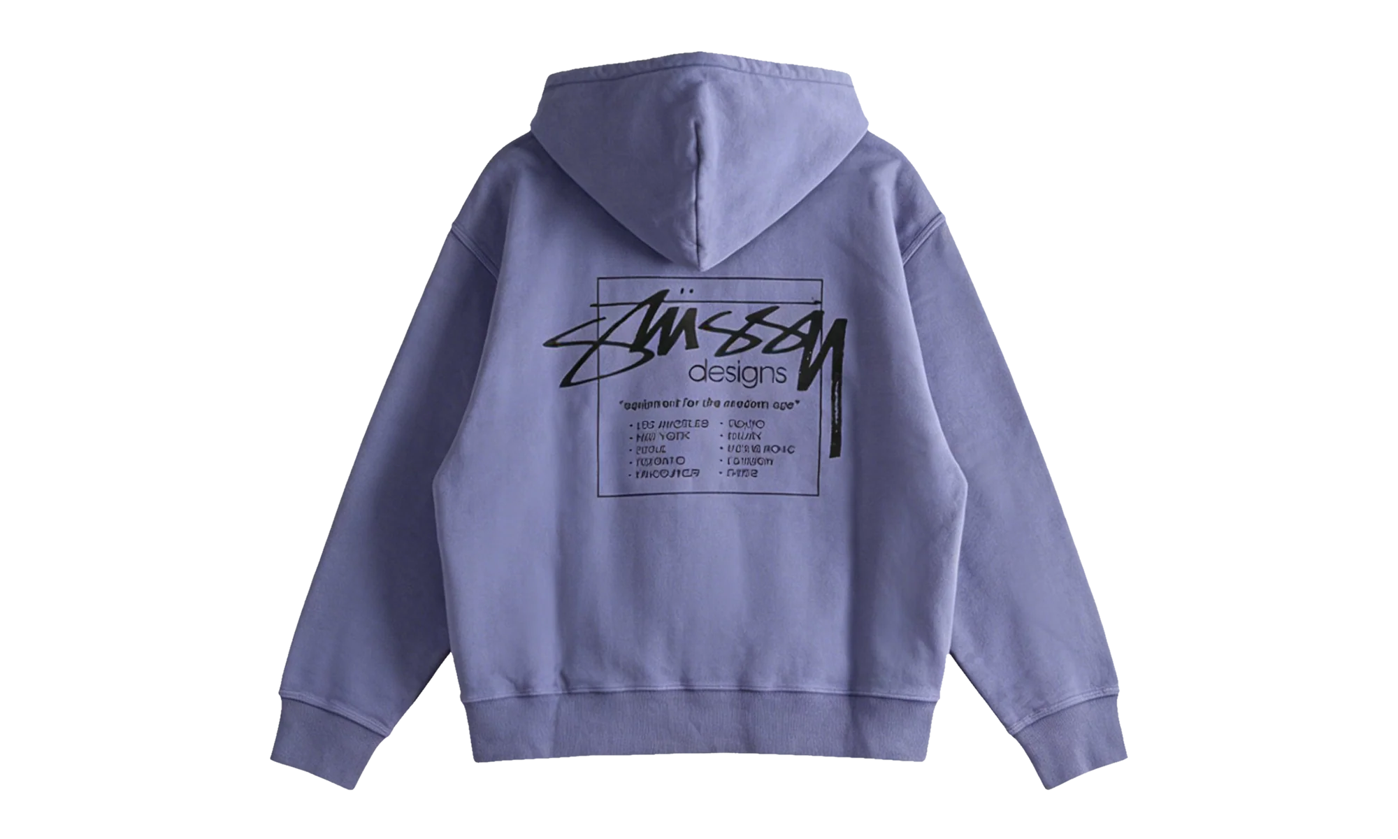 Modern Age Pig Dyed Zip Hoodie "GRAPE" 1975079 GRPE