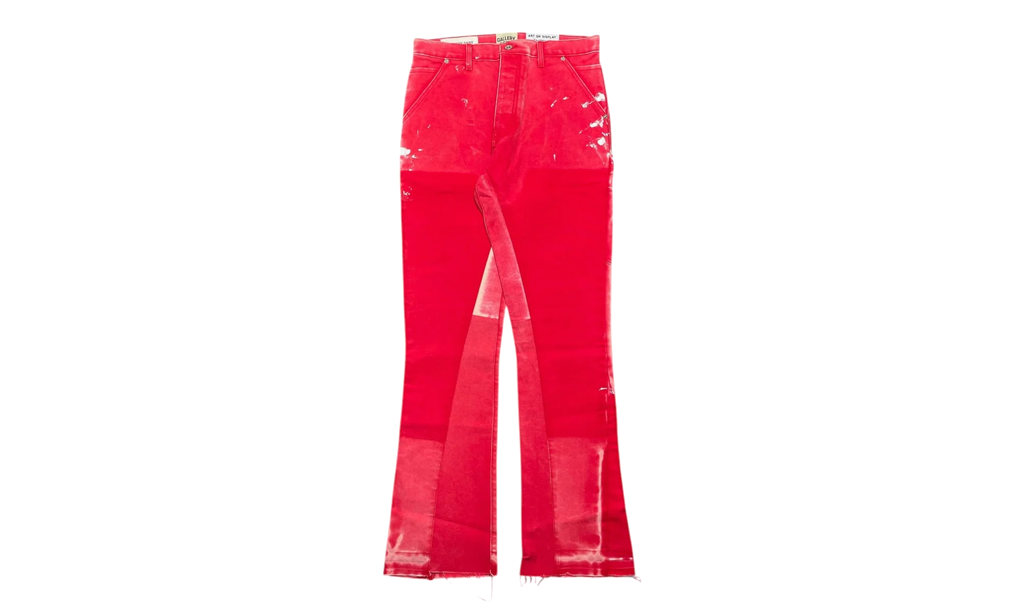LA Flare Carpenter Pants Paint Splatter "Red Multi" GDPSLFJR