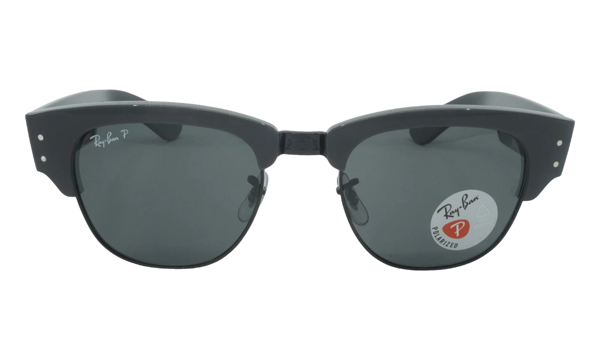Mega Clubmaster Polarized Sunglasses "Grey" RB0316S-136748_53