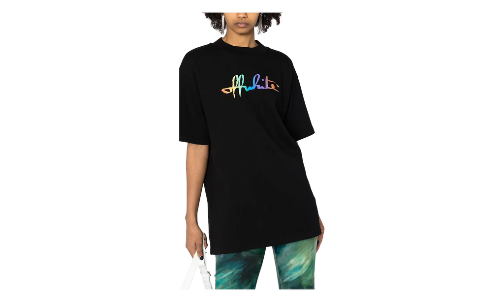 Rainbow Tomboy T-Shirt WMNS "Black / Multi" OWAA072R21JER0011084