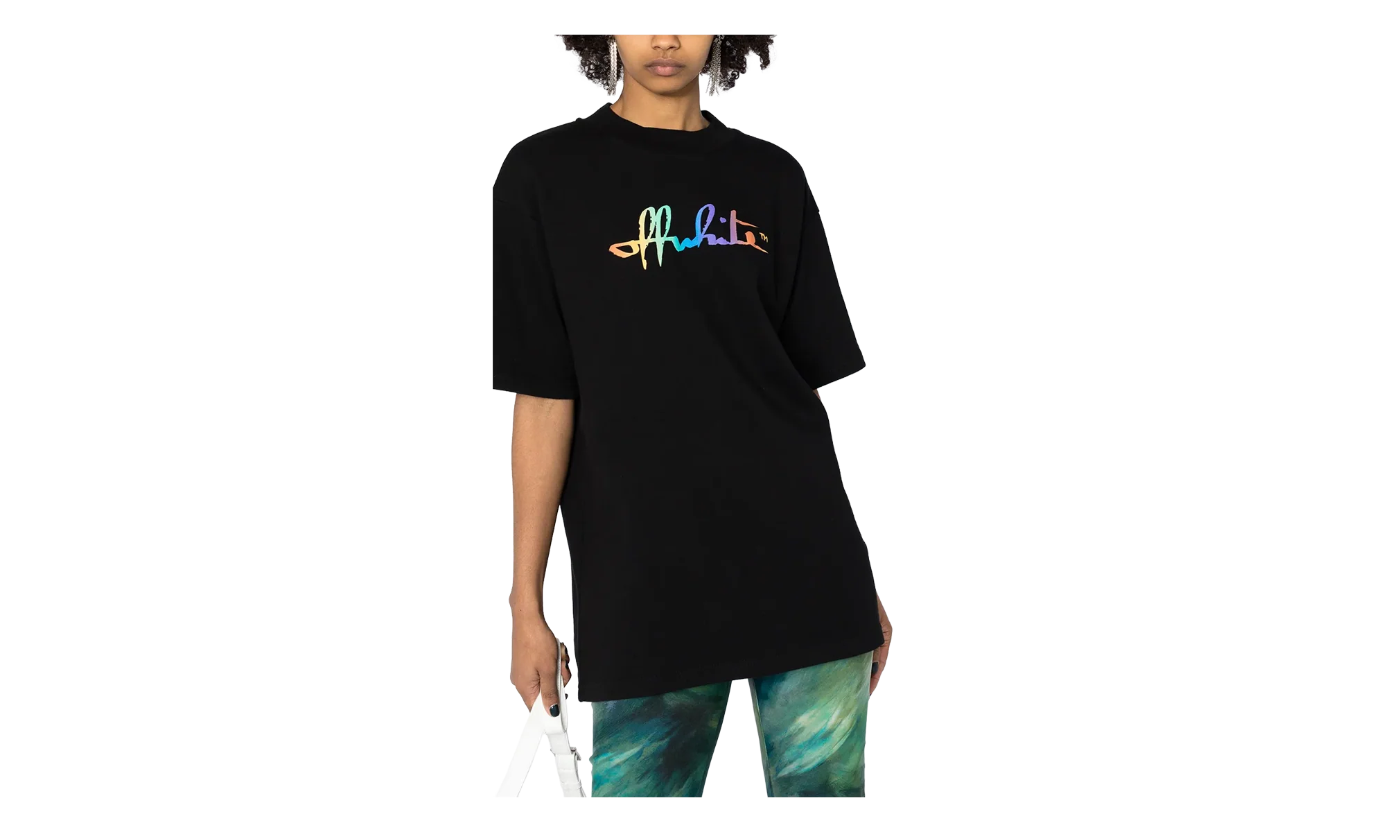 Rainbow Tomboy T-Shirt WMNS "Black / Multi" OWAA072R21JER0011084