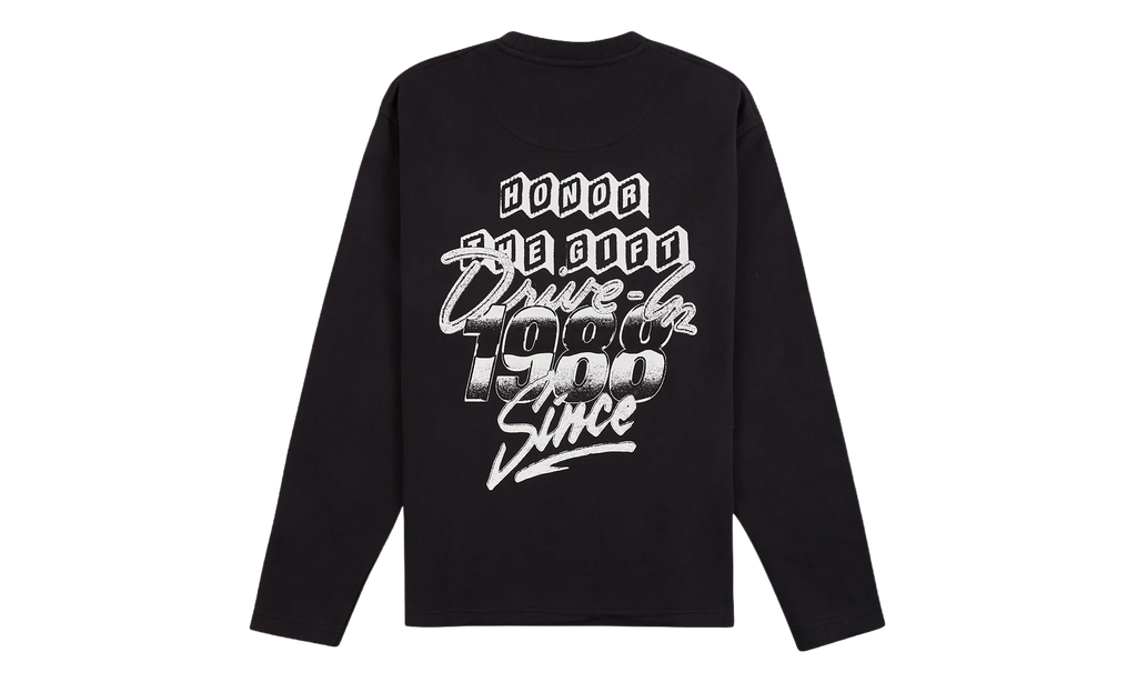1988 Drive In Long-Sleeve Crewneck "Black" HTG250452 BLAC
