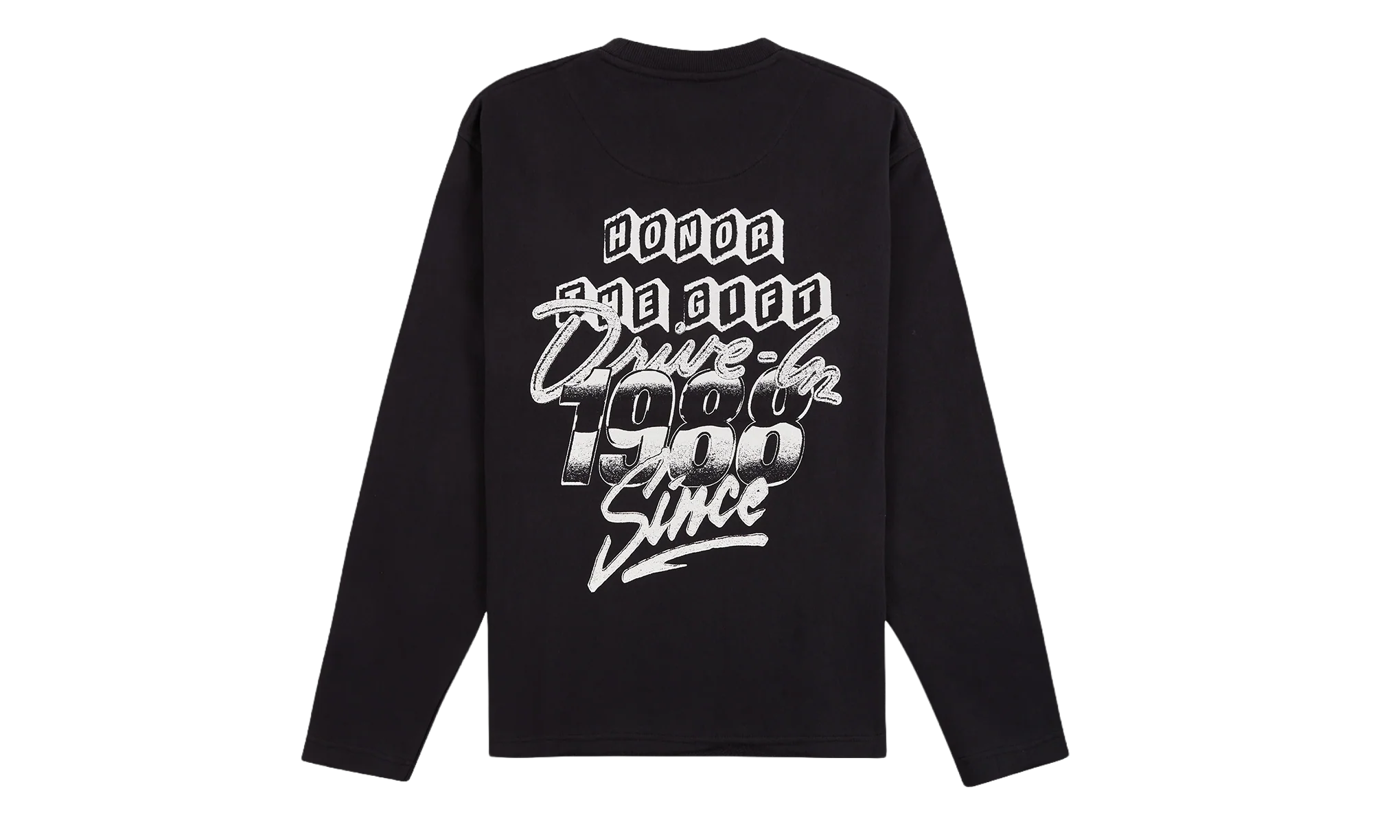 1988 Drive In Long-Sleeve Crewneck "Black" HTG250452 BLAC