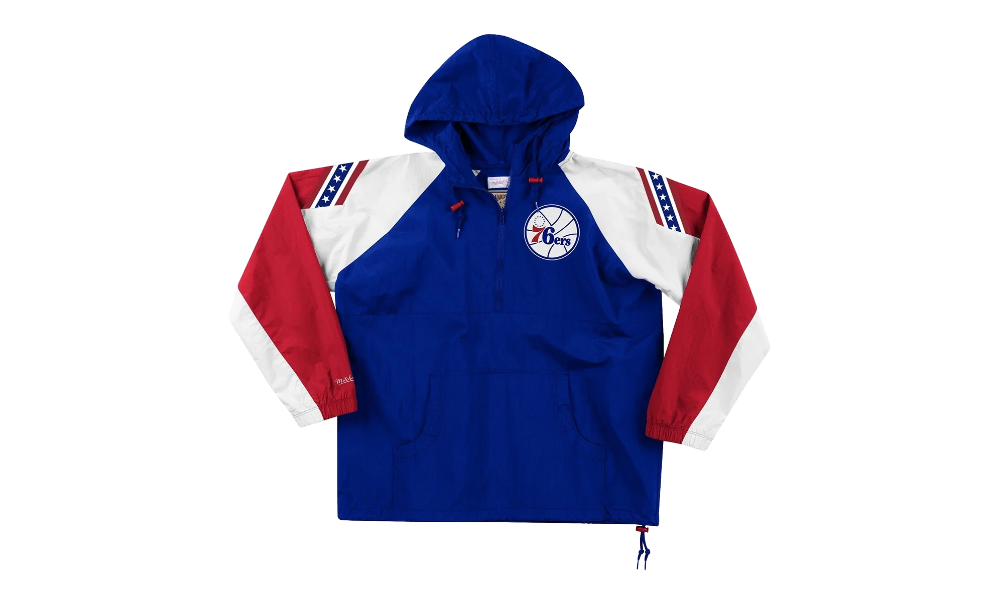 NBA Half-Zip Anorak Jacket "Philadelphia 76ers - Royal" HFZPDA19008 P76ROYA