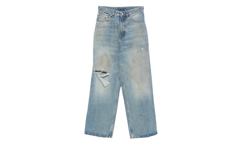 Distressed Baggy Jeans "Light Blue" UH76DP180LD LIGH
