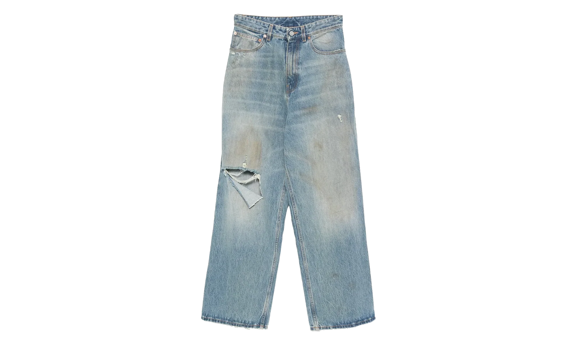 Distressed Baggy Jeans "Light Blue" UH76DP180LD LIGH