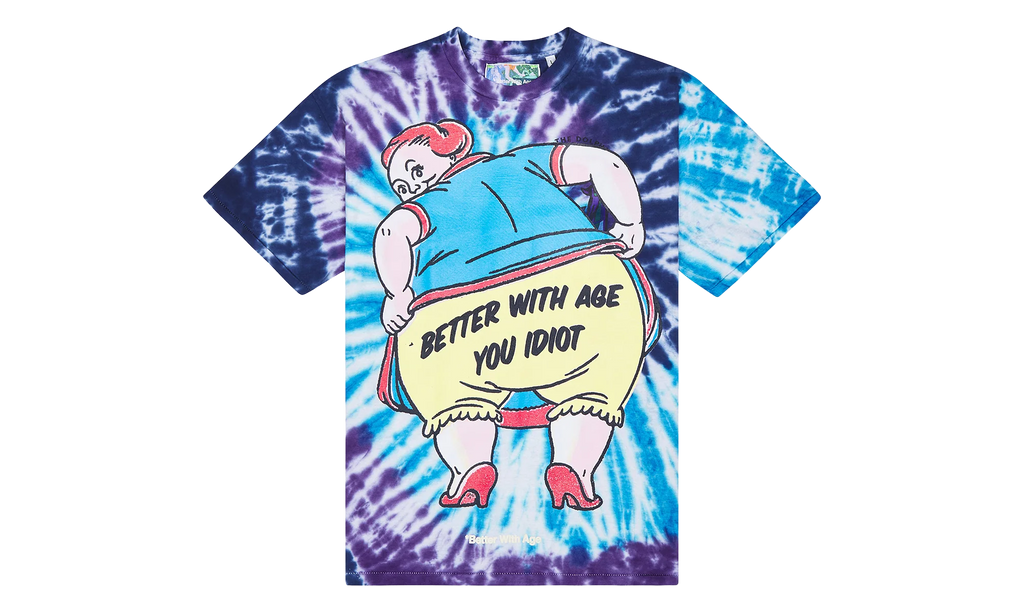Frizzle Tie Dye Tee "Dolphins" BWA23
