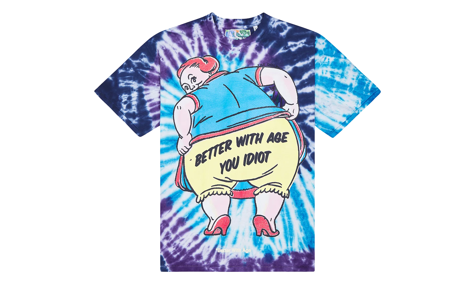 Frizzle Tie Dye Tee "Dolphins" BWA23