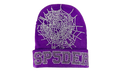 RHINESTONE WEB BEANIE "Purple" SP5der108