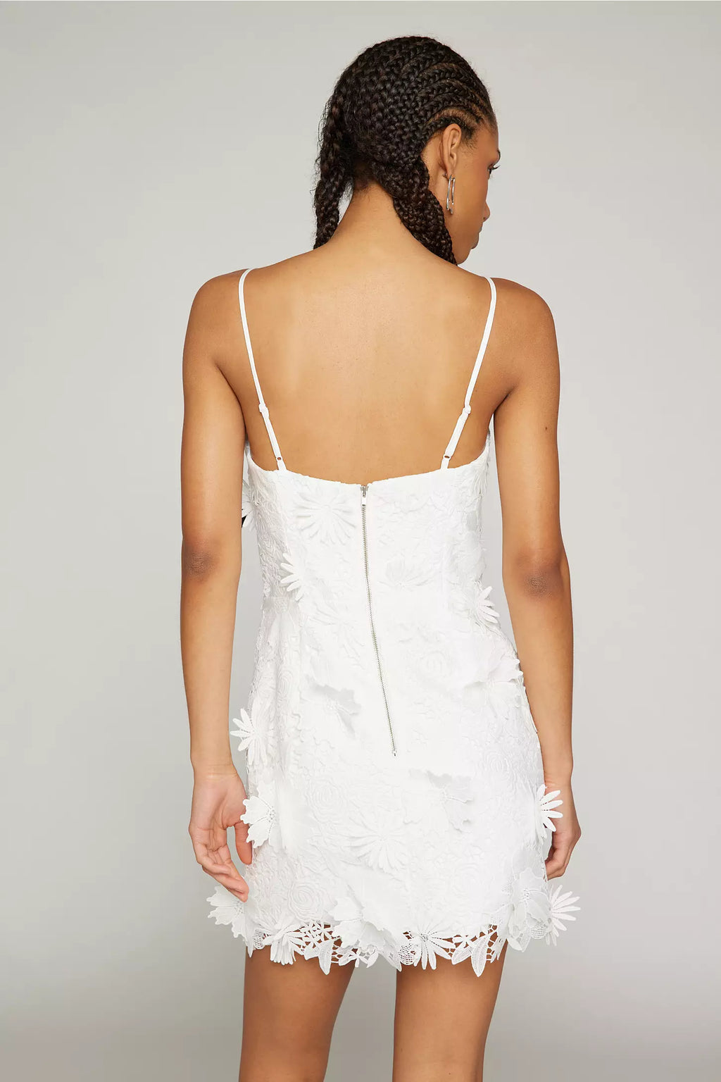 Petal Sculpt Mini Dress