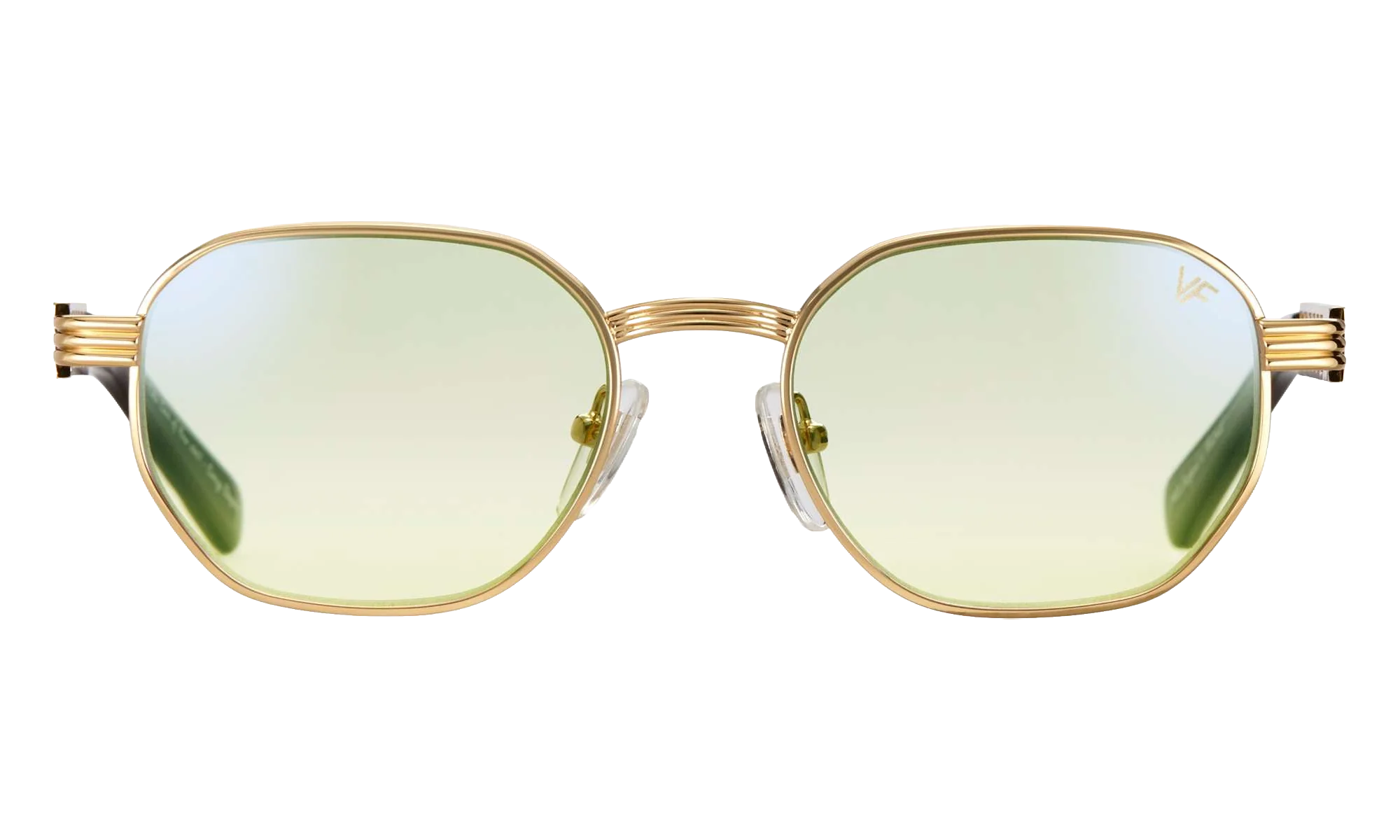 Detroit Player Jacques Cartier Edition 24KT "Yellow Gold / Powder Green Flash Blue" JCDP2 0004 11C8