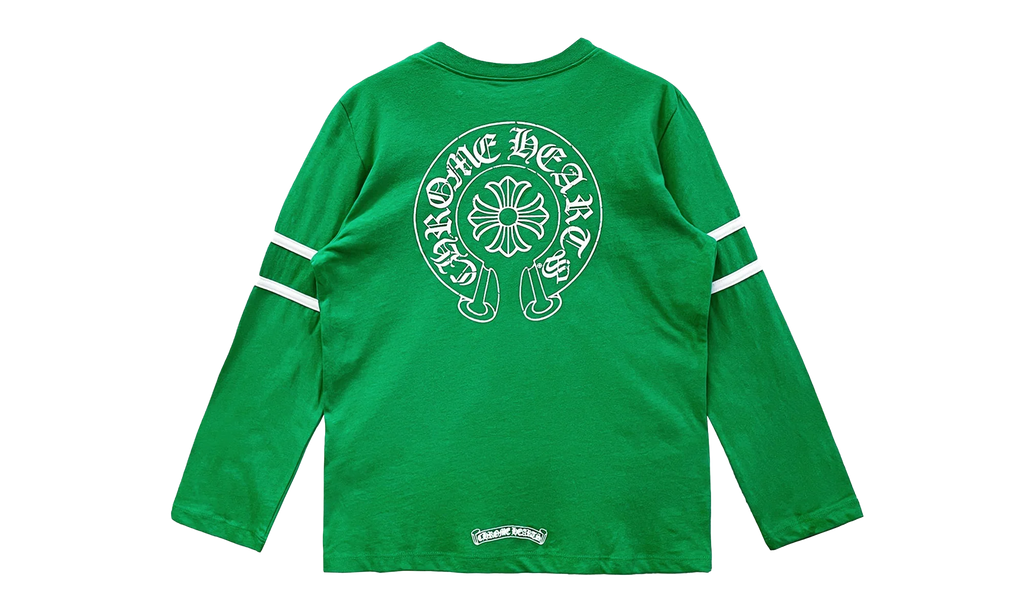33 Horseshoe Logo Long Sleeves Tee "Green" CHRM0766