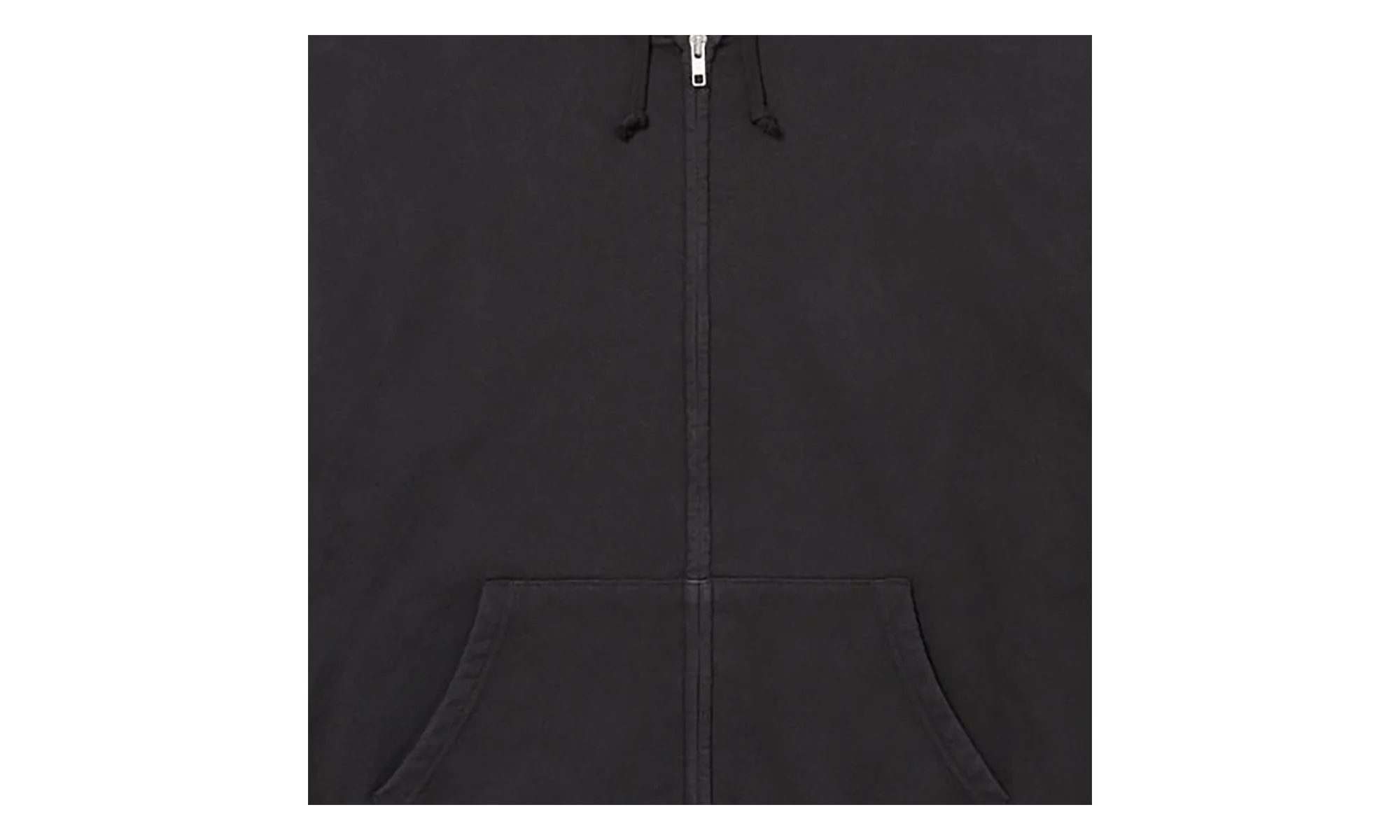 Cut Out Zip Up Hoodie "Black" SU27264