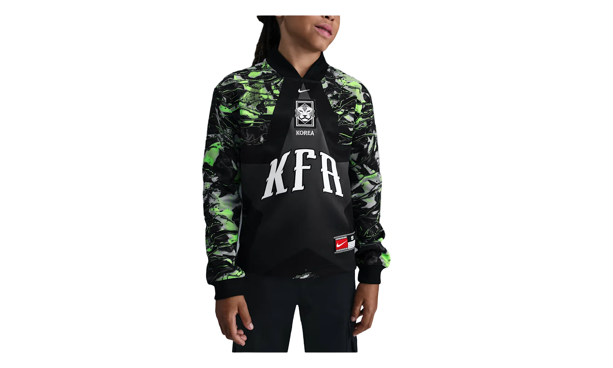 Korea Goalkeeper Dri-FIT Football Shirt GS "Black / Black / White" IO2676 010