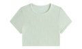 Yeni Monogram Towel Ringer Tee WMNS "Green" khw030572 4008