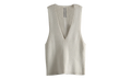 Maglia V Neck Top WMNS "Natural" RO02E4658 KWVH 21
