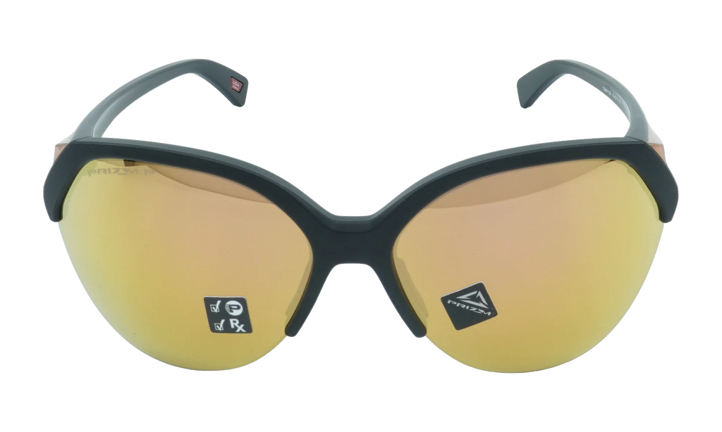 Trailing Point Polarized Sunglasses WMNS "Matte Black / PRIZM Rose Gold" OO9447 03