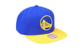NBA Team 2 Tone 2.0 Snapback Cap "Golden State Warriors - Royal / Yellow" HHSS3264 GSWYYPPPRYYW