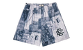 EE BASIC SHORT "SS23 - Grey Boro Patchwork" EE714