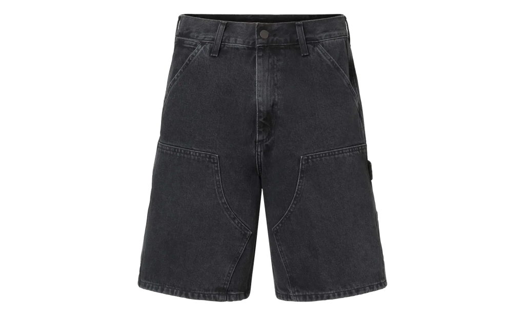 Double Knee Shorts "Black Stoned Washed" I034867 89 06