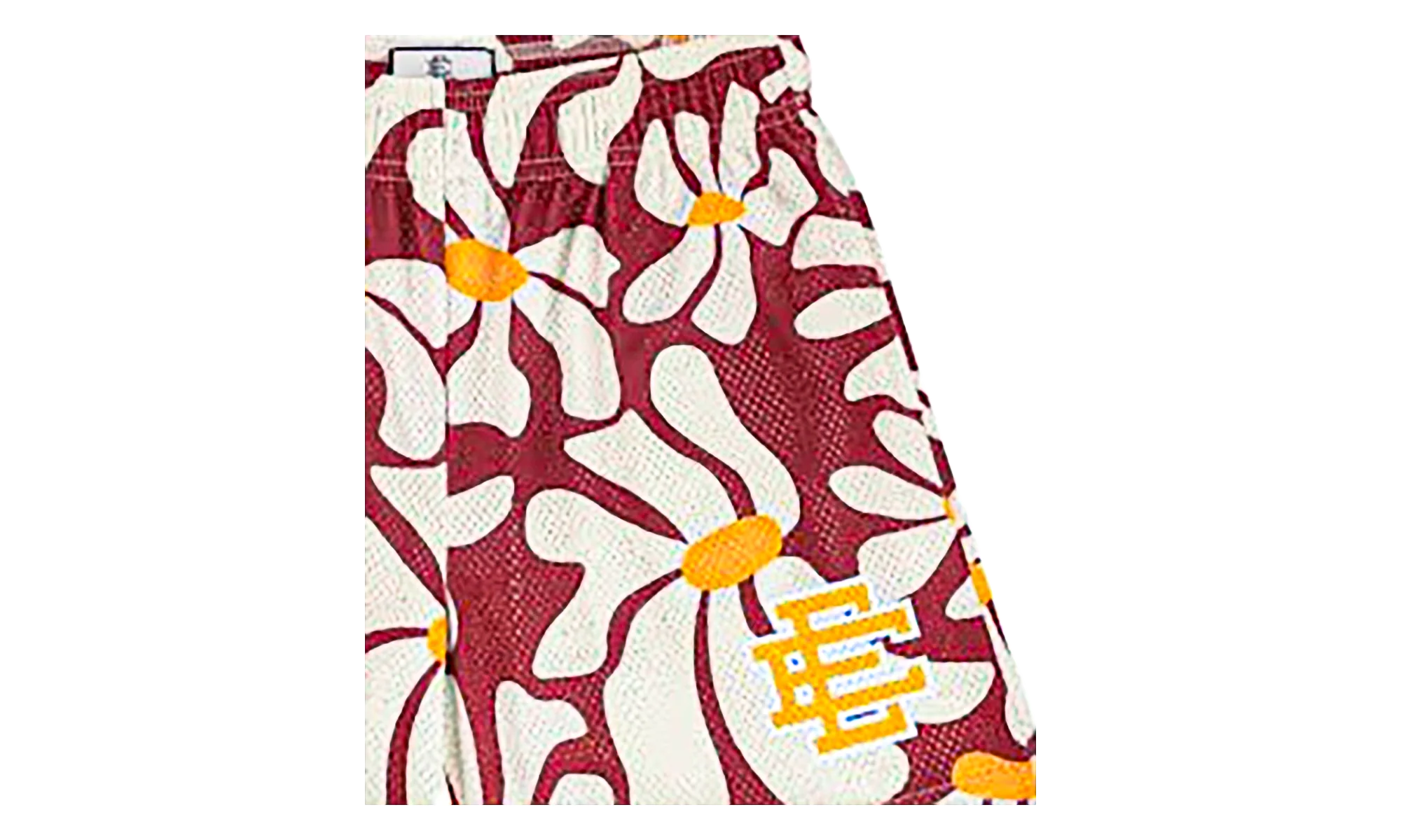 EE Basic Shorts "Red Daisies / Yellow" EE230