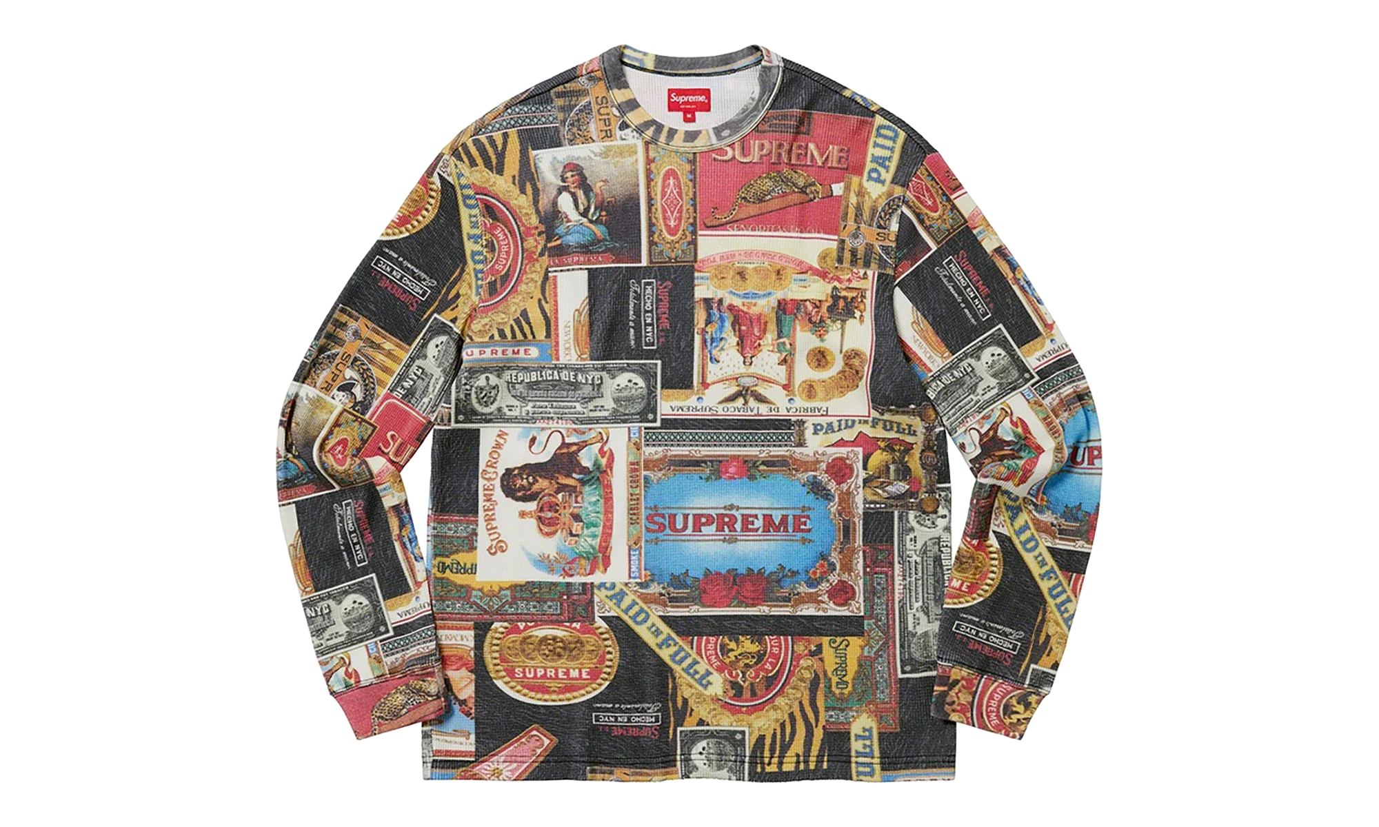 Republica Long Sleeve Thermal Shirt "FW22 - Black / Multicolor" SU27239