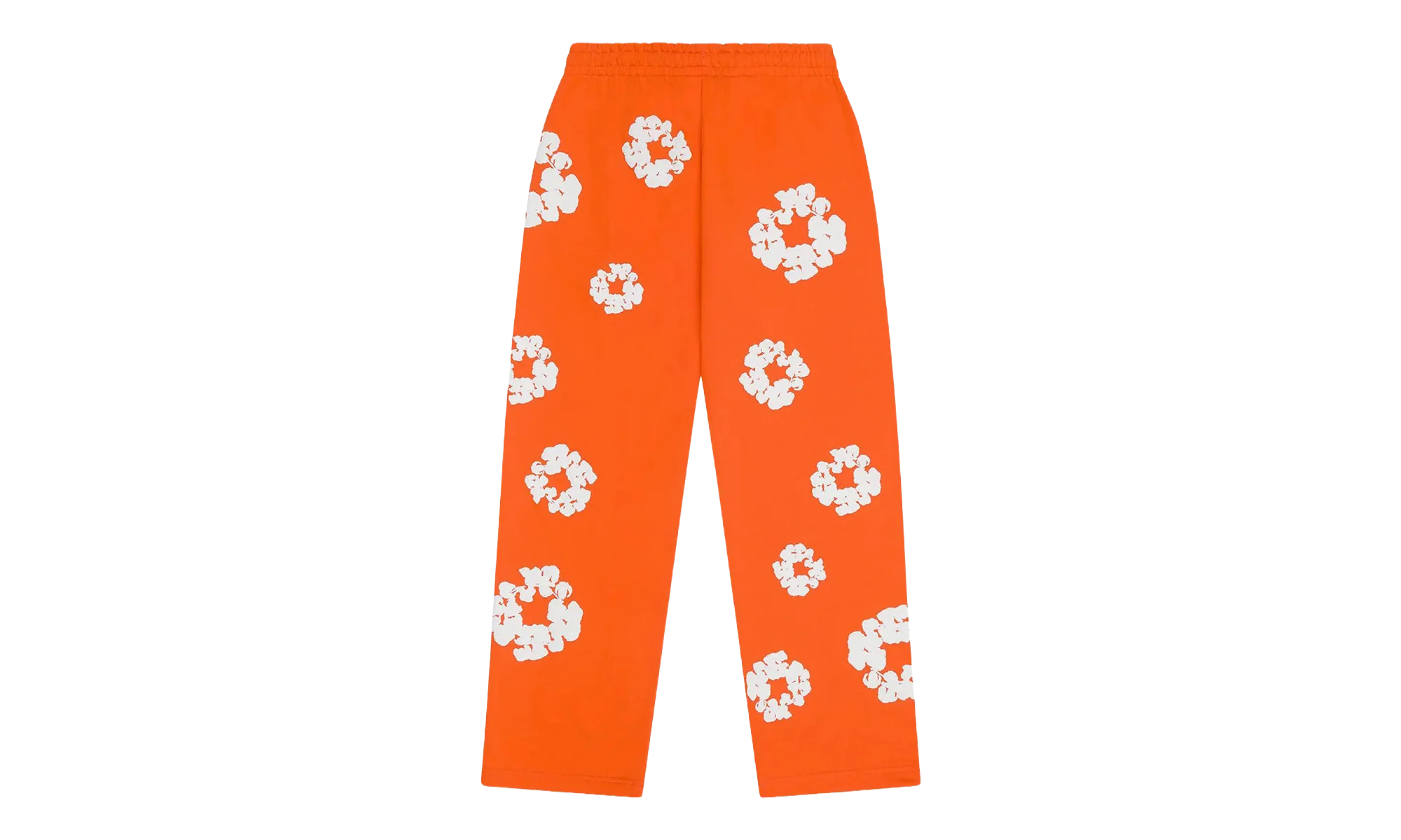 Cotton Wreath Baggy Sweatpants "Orange" DT449