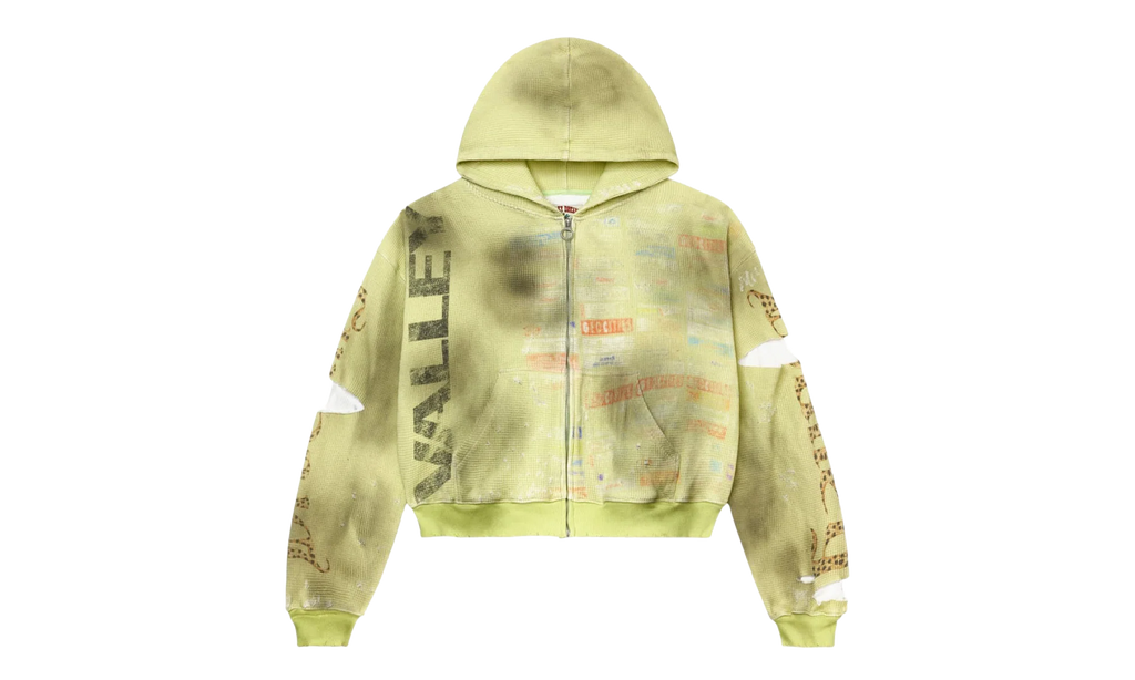 Glitch Zip Up Jacket "Hack Green" VAL56