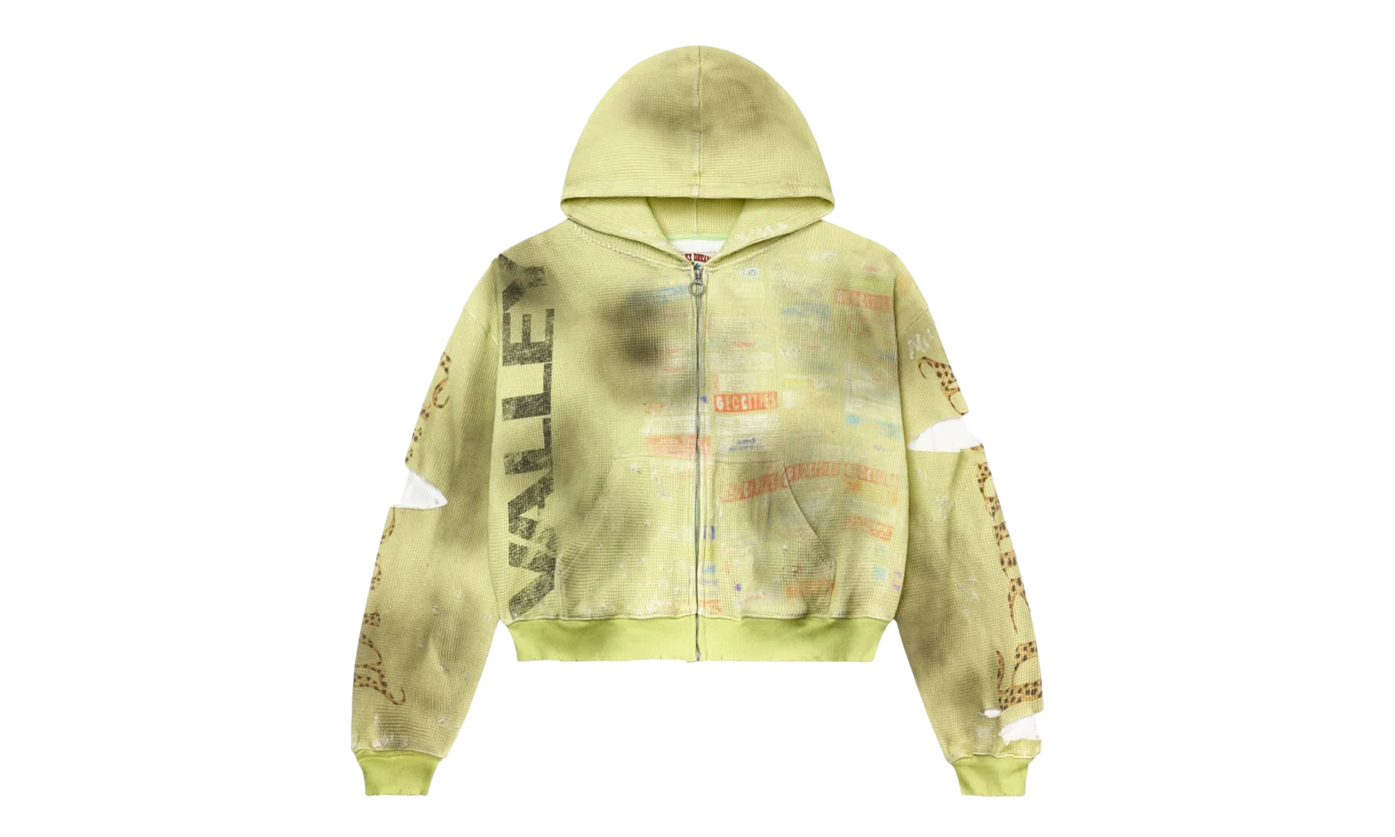 Glitch Zip Up Jacket "Hack Green" VAL56