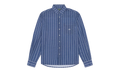 Coach Oxford Mesh Button Up Shirt "Blue" DT597