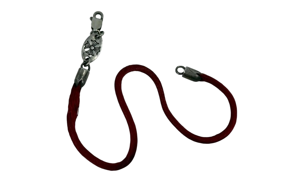 KZ Cassette Cross Stack Bracelet "Maroon" CHRM1166