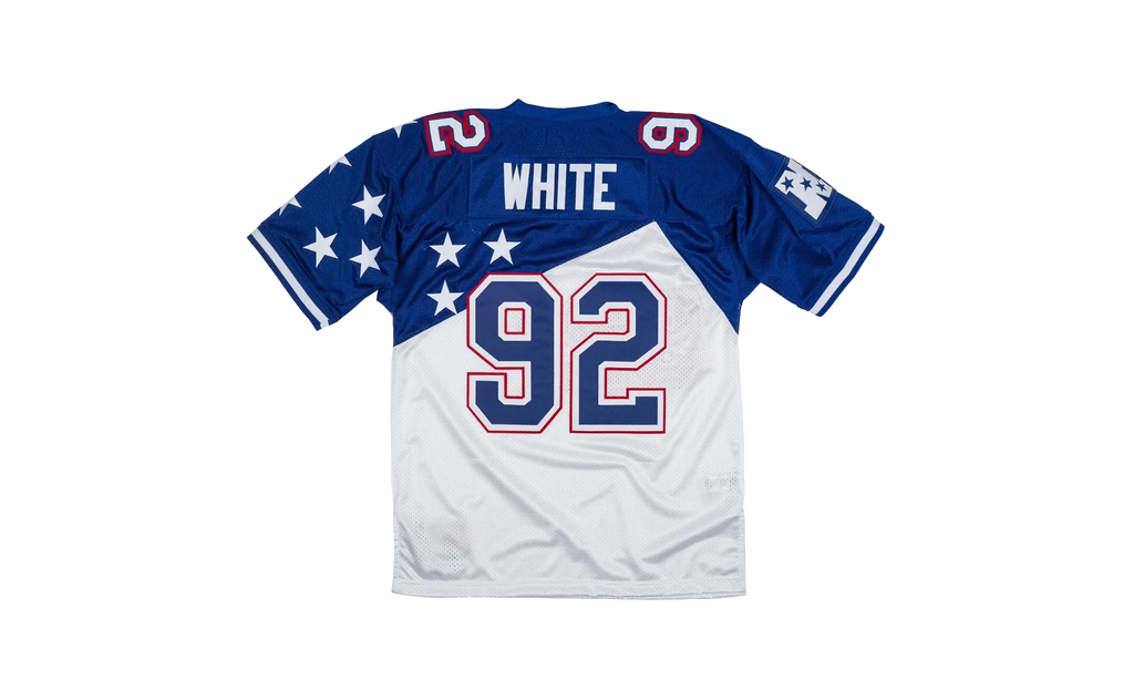 NFL Reggie White Authentic Jersey "1994-95 AFC - White / Royal" AJY6LG19122 NFCWHRY94RWH