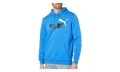 Essential+ Big Logo Fleece Hoodie "Nebulas Blue" 846849 75