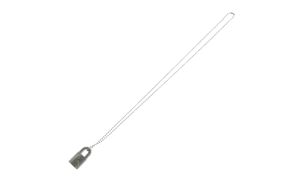 Silichrome Lock Necklace "White" CHRM1047