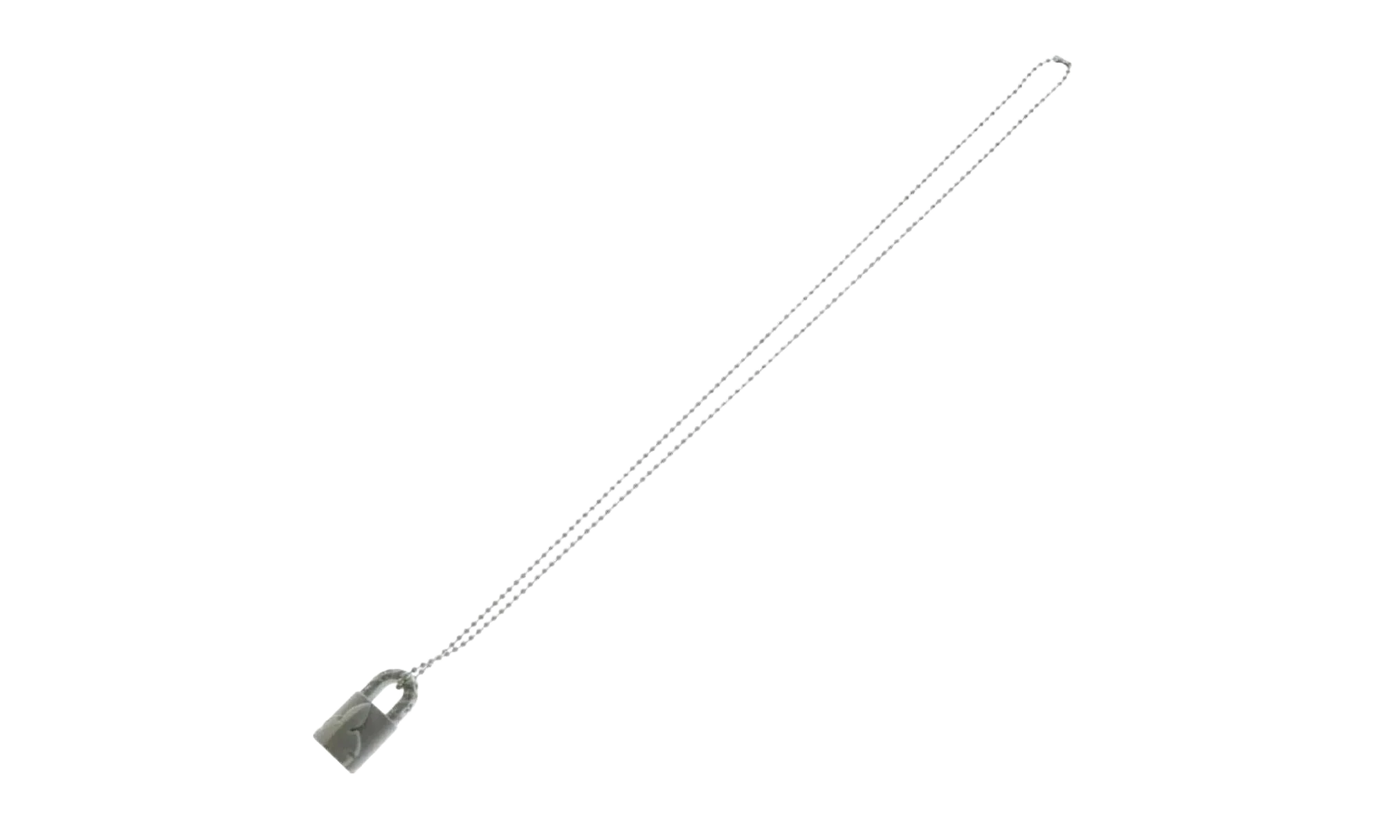 Silichrome Lock Necklace "White" CHRM1047