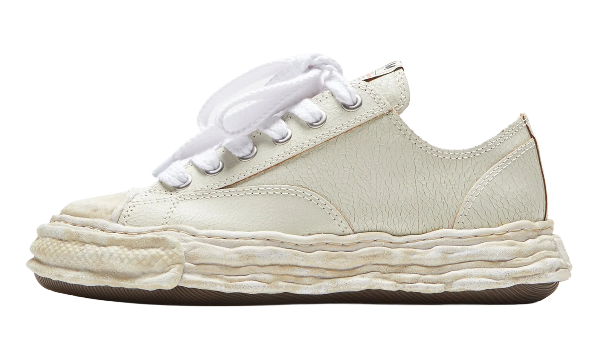 Peterson Low 23 Cracking Leather "Cream" MHA12FW708 WHT