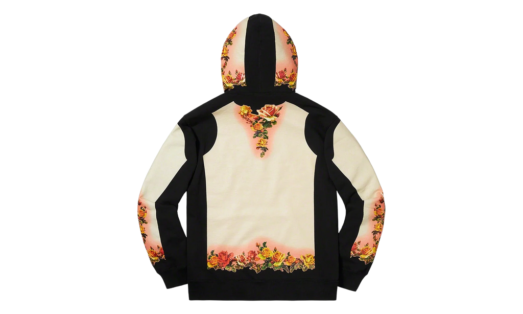 Jean Paul Gaultier® Floral Print Hoodie "SS19 - Black" SU26927