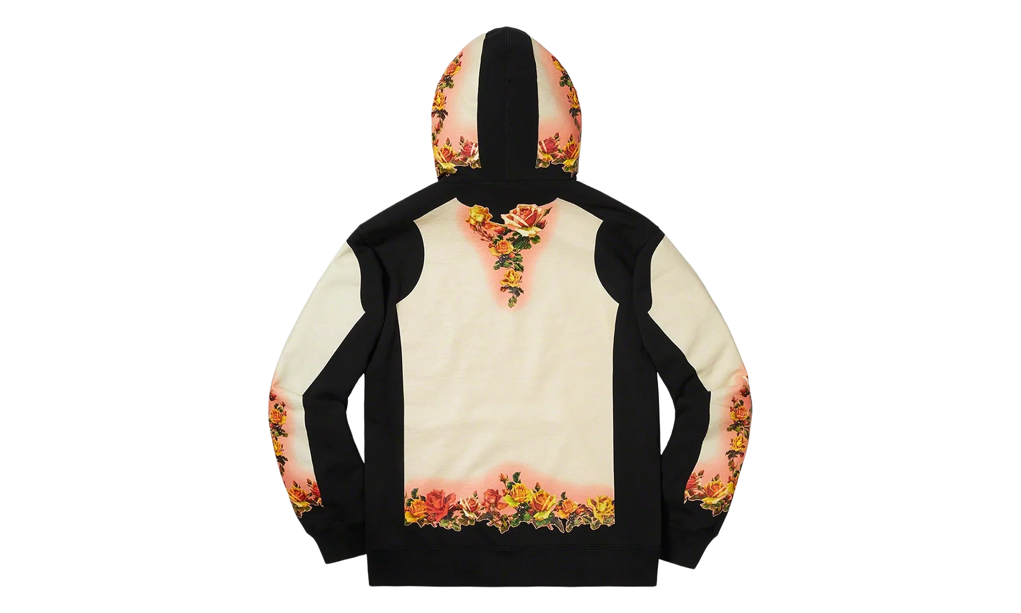 Jean Paul Gaultier® Floral Print Hoodie "SS19 - Black" SU26927