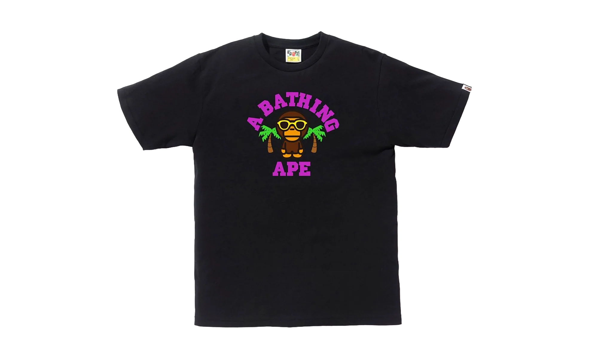 Milo College Summer Tee "Black" BAPE SS18 106
