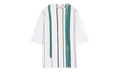 Striped PRINTED OVERSIZED T-SHIRT "White" RM TS0026 J103 P24 01