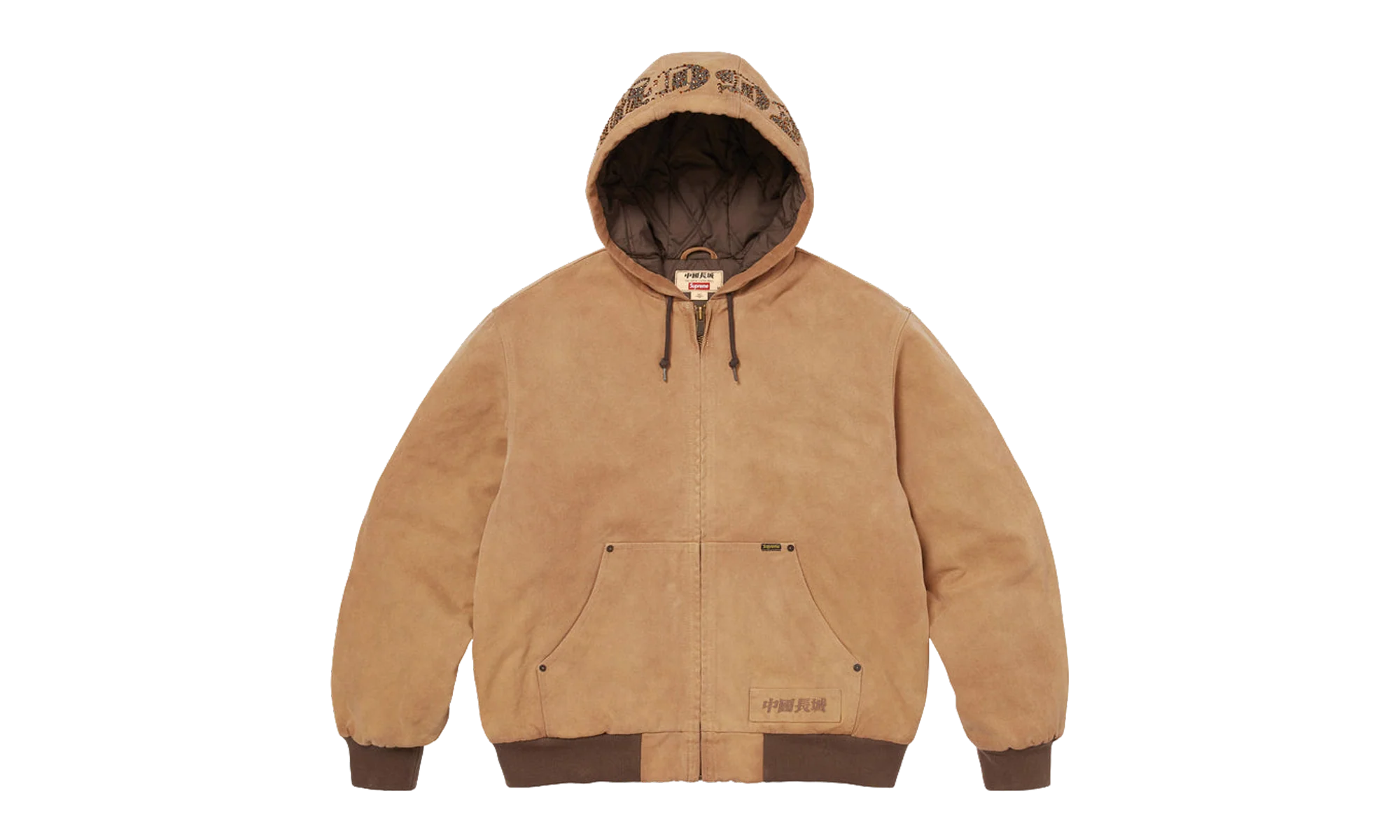 The Great China Wall Hooded Work Jacket "SS26 - Tan" SU27512