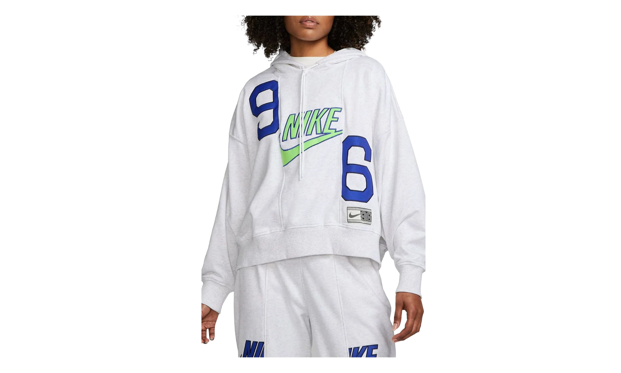 Sportswear Club Fleece Hoodie WMNS "Birch Heather / Green" DV8086 051