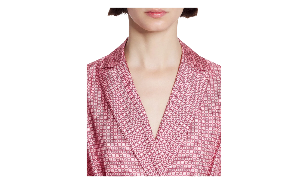 SILK WRAP DRESS "BOIS DE ROSE" RW DR0013 5743 A23 58