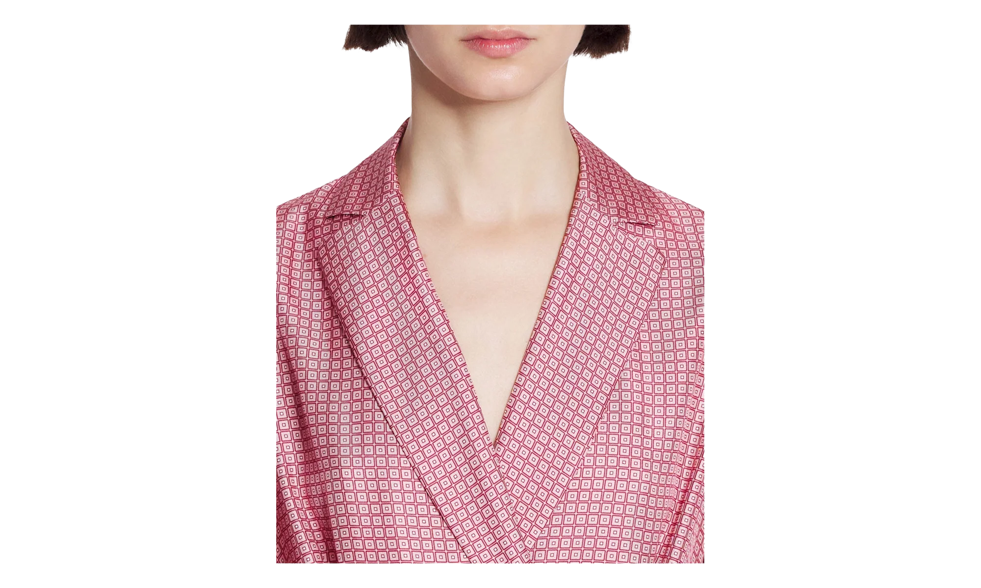 SILK WRAP DRESS "BOIS DE ROSE" RW DR0013 5743 A23 58