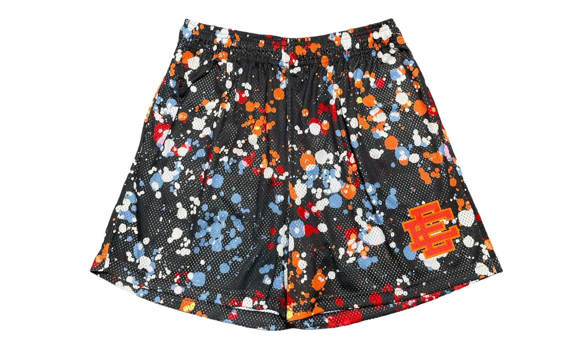 EE Basic Shorts "Paint Splatter - Black Red" EE107