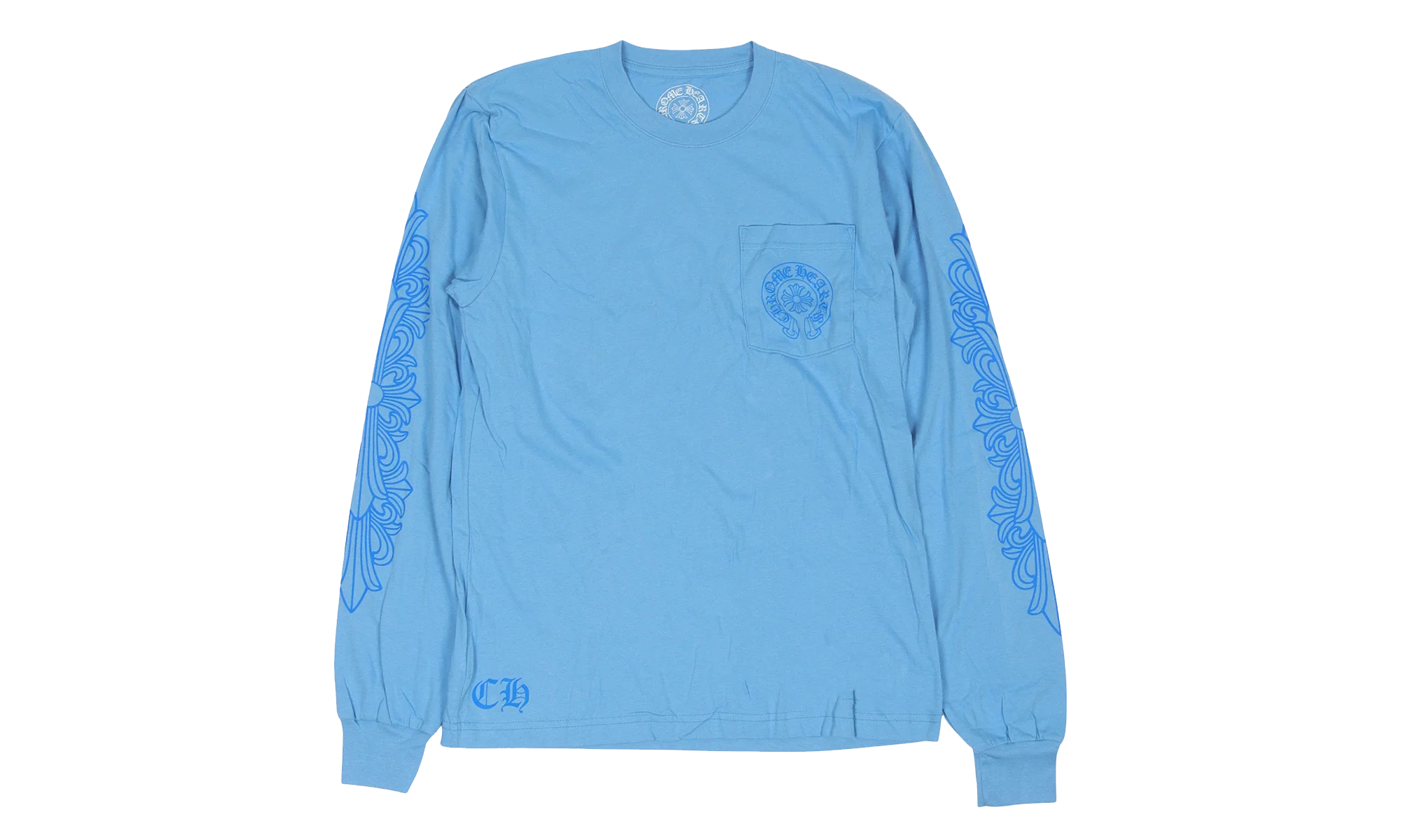Miami Horseshoe Logo Long-Sleeve T-Shirt "Blue" CHRM1149