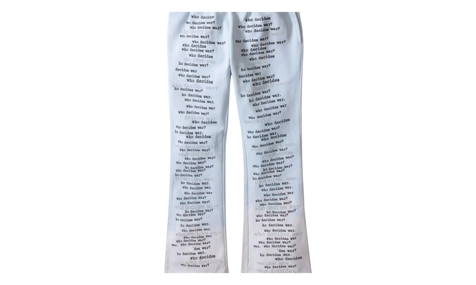 WDW Scripture Sweatpants "Light Blue" B7G7GKWM